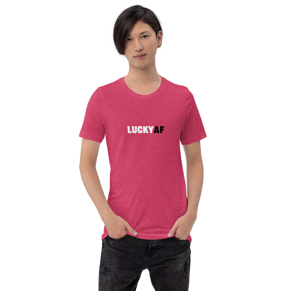 LUCKY AF Short-Sleeve Unisex T-Shirt