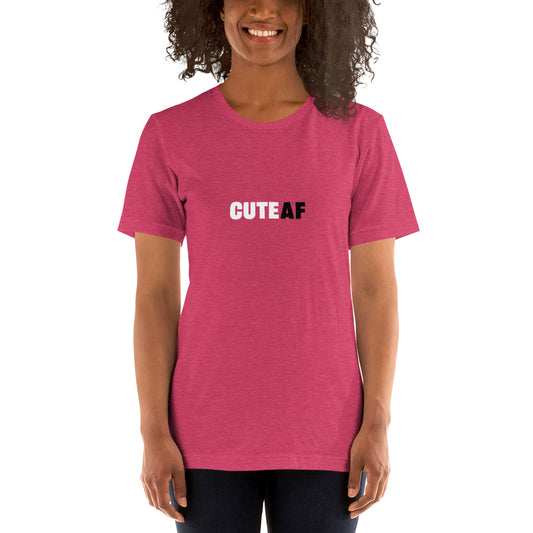 CUTE AF Short-Sleeve Unisex T-Shirt