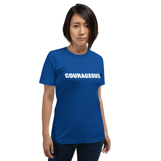 COURAGEOUS AF Short-Sleeve Unisex T-Shirt